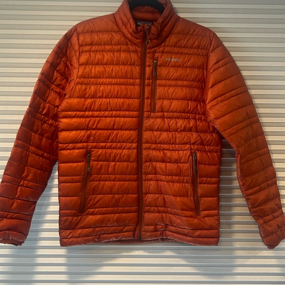 Patagonia nano puff burnt orange xs men’s light puffer jacket